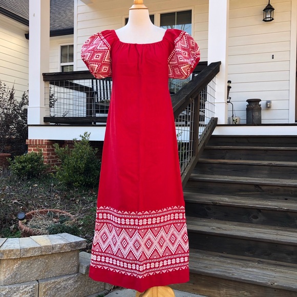 Vintage Dresses & Skirts - Vintage Guatemala dress